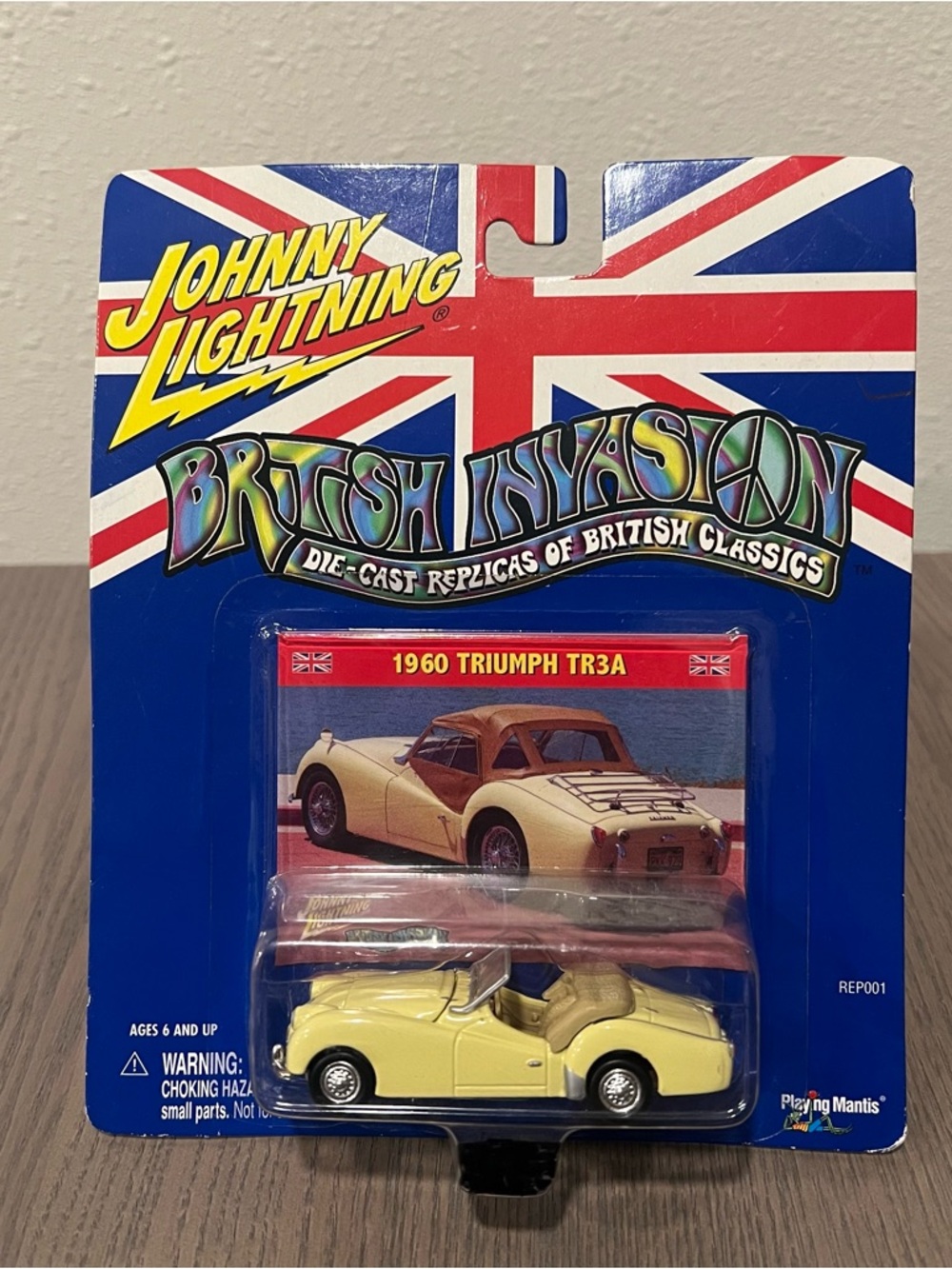 JOHNNY WHITE LIGHTNING BRITISH INVASION SERIES 1960 TRIUMPH TR3A